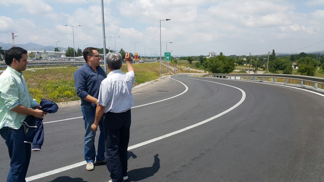 Completed rehabilitation of the interchange near Gorno Konjare village ...
